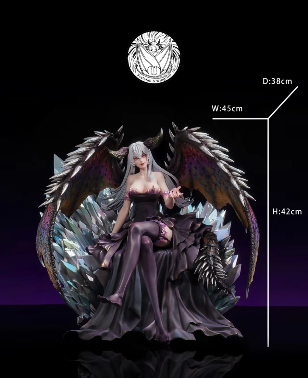 Nergigante Ruiner Girl Monster Hunter 1/4 Scale Statue Scalefall x Wingrise Studio - Image 9