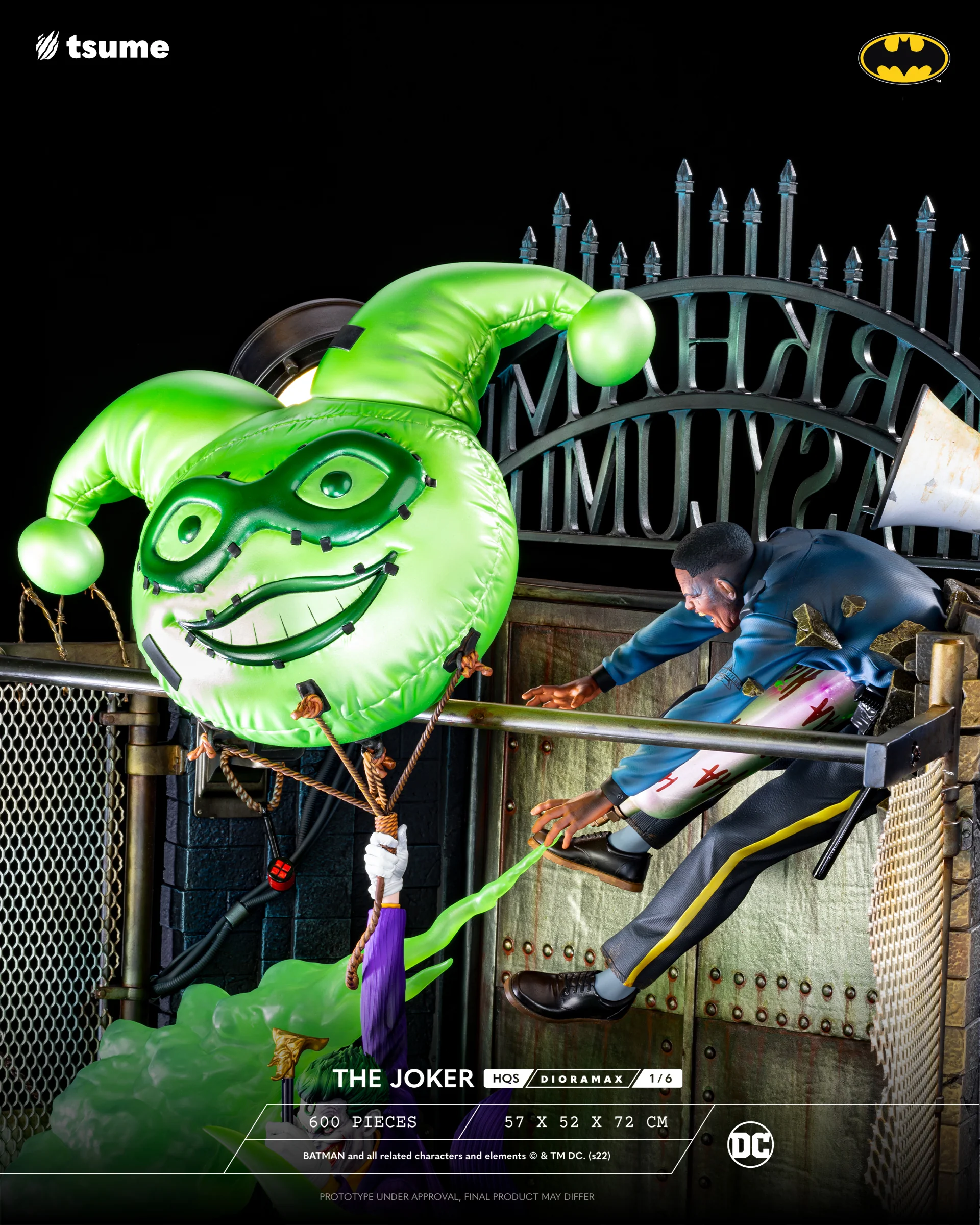 Tsume Studio - DC Comics HQS Dioramax The Joker 1/6 Scale Limited Edition Statue (Licensed) - Image 18