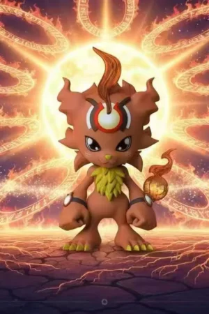 Coronamon Digimon Mini Statue – Mei Du Sha Studio