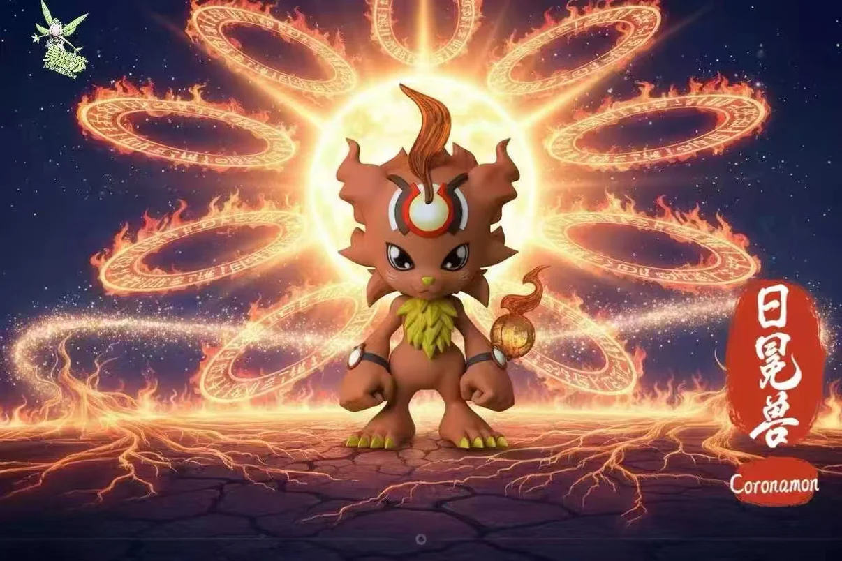 Coronamon Digimon Mini Statue – Mei Du Sha Studio
