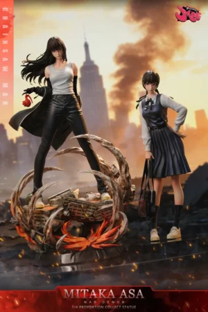 Asa Mitaka × Yoru Chainsaw Man 1/4 Scale Statue - Modomodo Studio