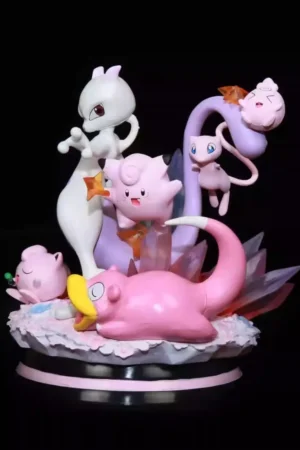 Alternative view of DongGuan Style – Mew & Mewtwo Figure (Pokémon) – In Stock