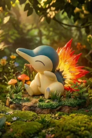 Slow-Burning Spark: Cyndaquil Pokémon - PocketPals Studio