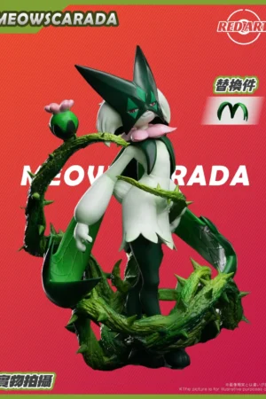 Alternative view of Meowscarada Pokémon 1/20 Scale Figure – Red Art Studio