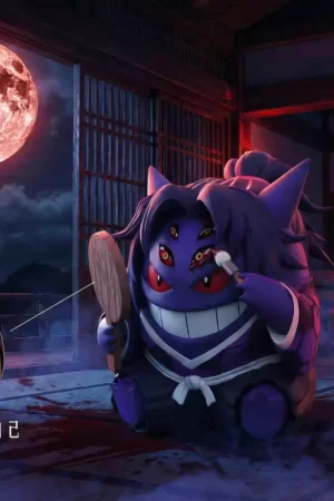 Gengar COS KokushiboPokémon x Demon Slayer Figure – Lucky Studio