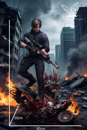 Resident Evil Leon Scott Kennedy 1/4 Scale Statue - Lark Studio