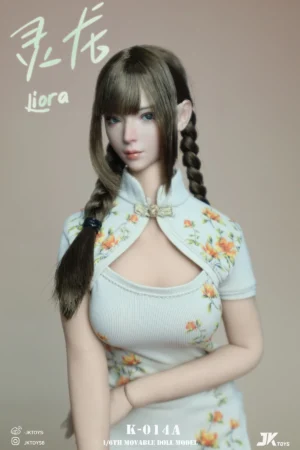 JKTOYS – 1/6 Asian Beauty Head Sculpture “Liora” with Movable Eyes (K-014ABC) – Pre-Order