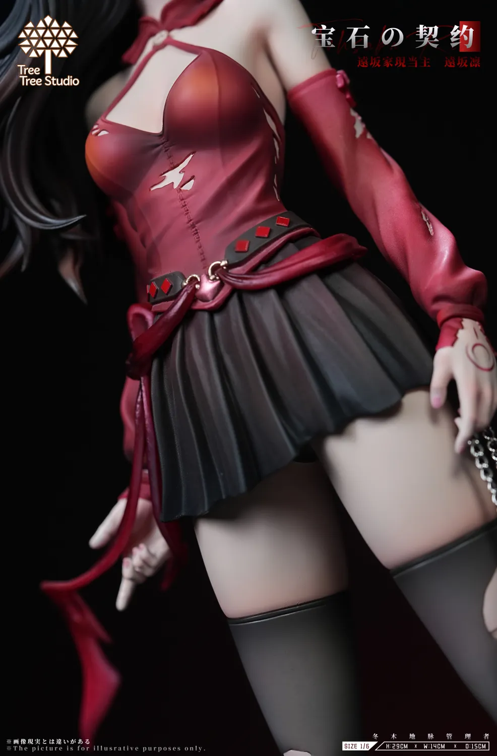 Rin Tohsaka Fate Series 1/6 Scale Resin Statue (Limited 188 PCS) – TreeTree Studio - Image 9