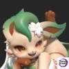 Pokémon Leafeon Eevee Dancer Series-Zhu Yi Wan Jia Studio(Mocking Studio) - Photo 9 | TopGKStore