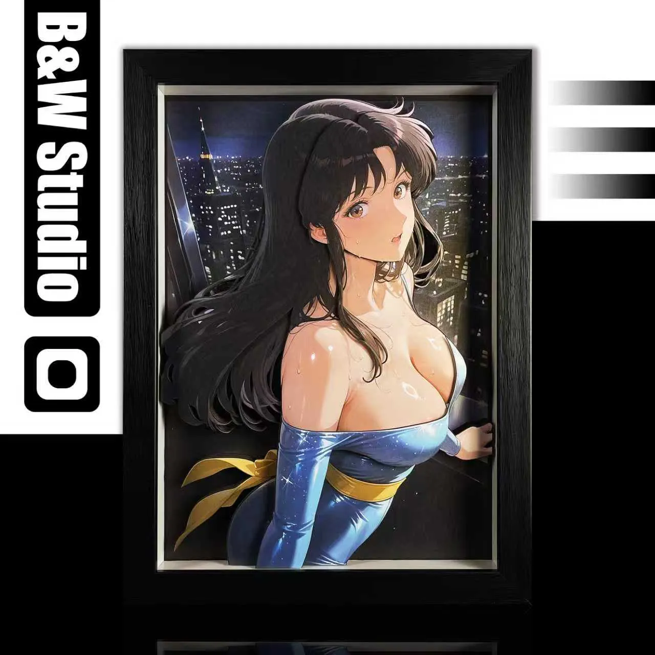 B&W Studio – Hitomi Kisugi 3D Decorative Painting (Cat’s Eye) – Limited Edition - Image 3