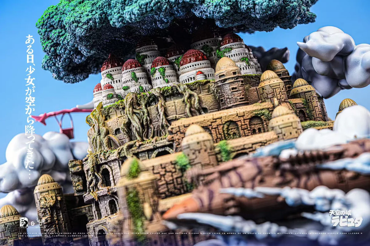 Sheeta & Pazu Castle in the Sky GK Statue Limited Edition – Black Ant x White Deer - Image 6