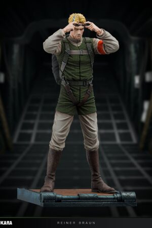 Alternative view of Attack on Titan Reiner Braun Parachute Version 1/6 Scale Statue CHIKARA Studio