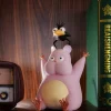 Boh Flocked Totoro Black Bird–Cute Anime 1/6 Scale TOPGK Statue-WAWA Studio - Photo 2 | TopGKStore
