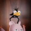 Boh Flocked Totoro Black Bird–Cute Anime 1/6 Scale TOPGK Statue-WAWA Studio - Photo 3 | TopGKStore
