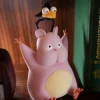 Boh Flocked Totoro Black Bird–Cute Anime 1/6 Scale TOPGK Statue-WAWA Studio - Photo 4 | TopGKStore