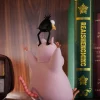 Boh Flocked Totoro Black Bird–Cute Anime 1/6 Scale TOPGK Statue-WAWA Studio - Photo 6 | TopGKStore