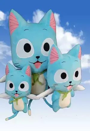 Alternative view of Bu Yi Toy Studio Fairy Tail Happy 56cm Extra Large Plush Doll