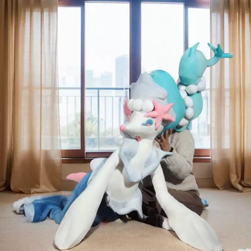 Bu Yi Toy Studio Pokémon Primarina Life-Size Plush Doll - Image 2