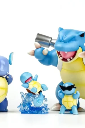Pokémon Blastoise, Squirtle & Wartortle Evolution Set Statue – MN Studio