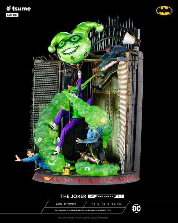 Tsume Studio - DC Comics HQS Dioramax The Joker 1/6 Scale Limited Edition Statue (Licensed) - Image 21