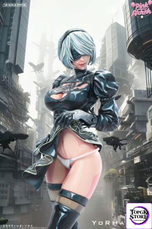NieR:Automata 2B 1/6 Scale GK Statue-Imagination Studio - Photo 3 | TopGKStore