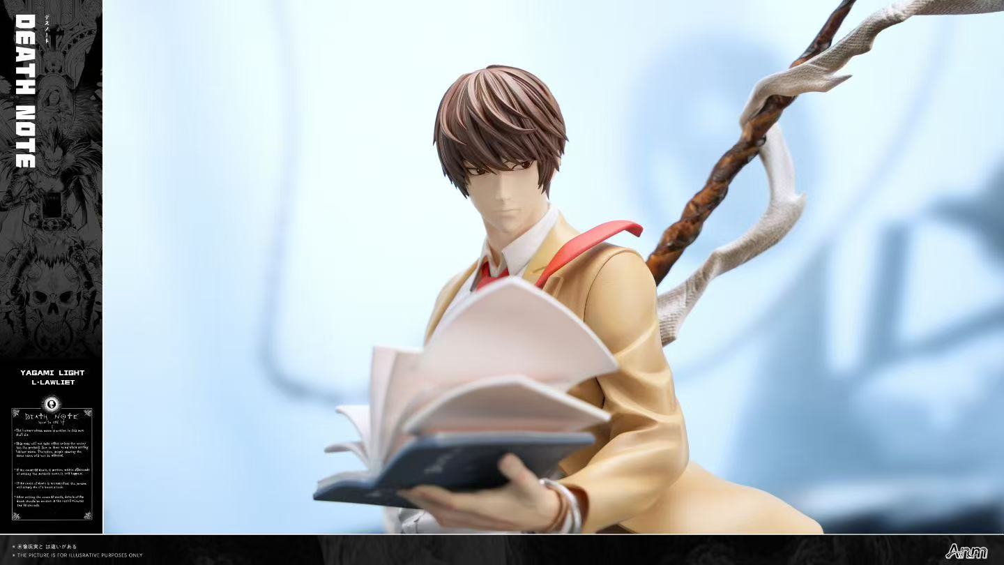 Light Yagami and L Death Note 1/6 scale GK Statue collectible set. - Anm Studio - Image 5