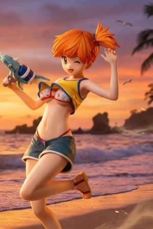 Misty X Psyduck Pokemon 1/7 Scale TOPGK Statue- StatueMAGA Studio - Photo 1 | TopGKStore