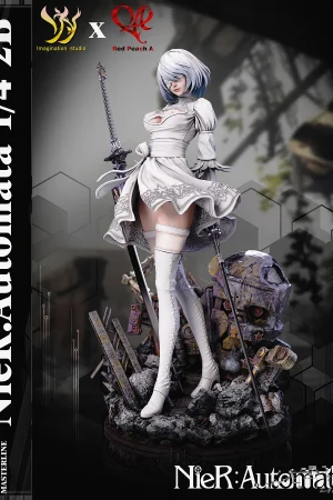Nier Automata 2B 1/6 Scale GK Statue Imagination Studio - Photo 7 | TopGKStore