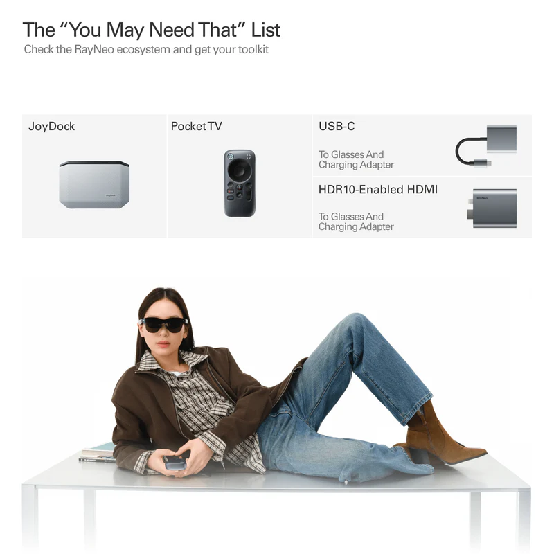 RayNeo - Air 4 Pro AR Glasses Batman Collector's Set – HDR10 Display Smart Glasses (Licensed) - Image 22