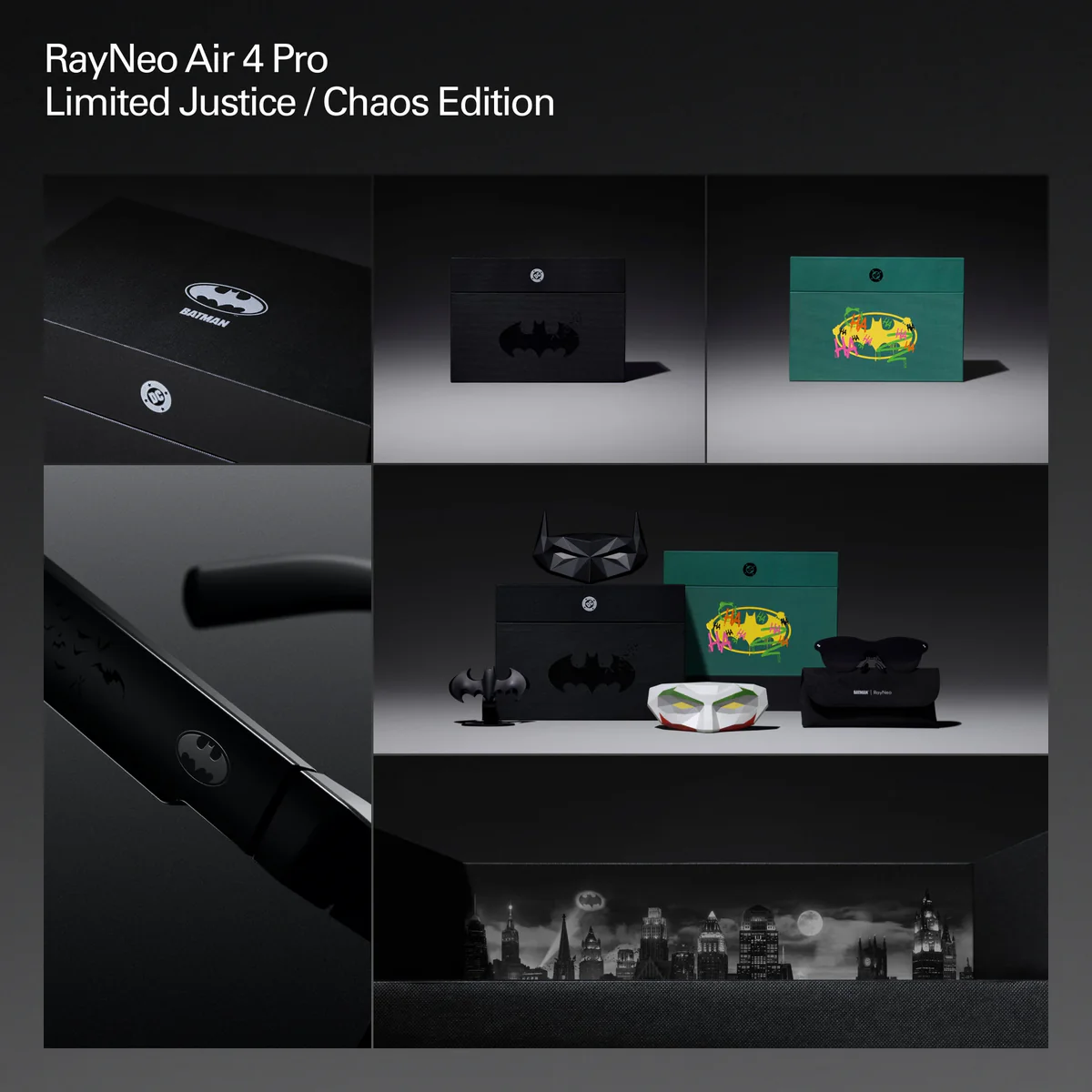 RayNeo - Air 4 Pro AR Glasses Batman Collector's Set – HDR10 Display Smart Glasses (Licensed) - Image 14