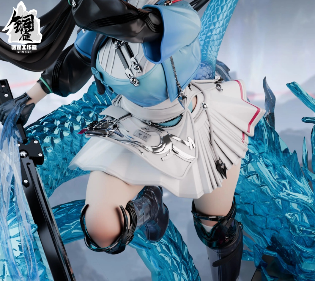 Arknights: Endfield Chen Qianyu 1/6 Scale Resin Statue – IRON BIRD Studio - Image 2