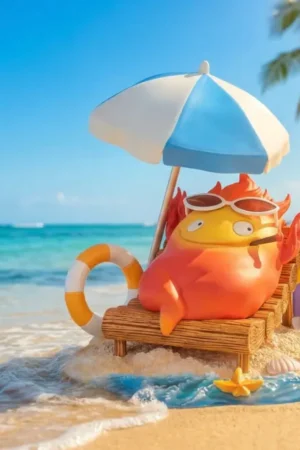 Calcifer Beach Howl's Moving Castle-Long Miao Studio X Lucky Studio (New)