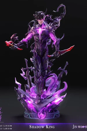 Shadow Monarch Sung Jinwoo Solo Leveling 1/6&1/4 Scale TOPGK Statue Mask Studios - Photo 2 | TopGKStore