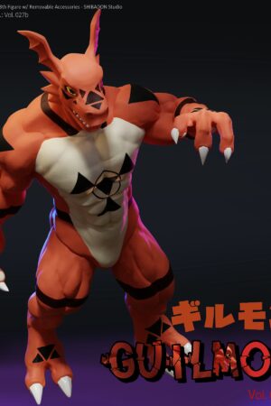 Shibadon Studio  Digimon Limited Edition Guilmon 18+ Themed Collectible Statue