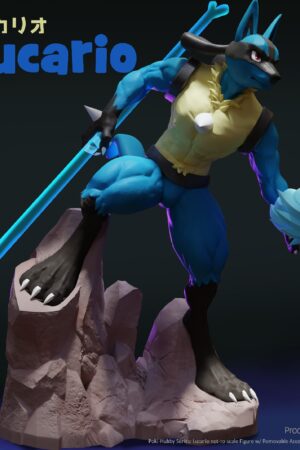Shibadon Studio Pokémon Lucario Collectible Statue
