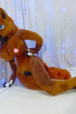 Alternative view of Stuffed Furry Anthro Mare Horse Sex Doll 160cm