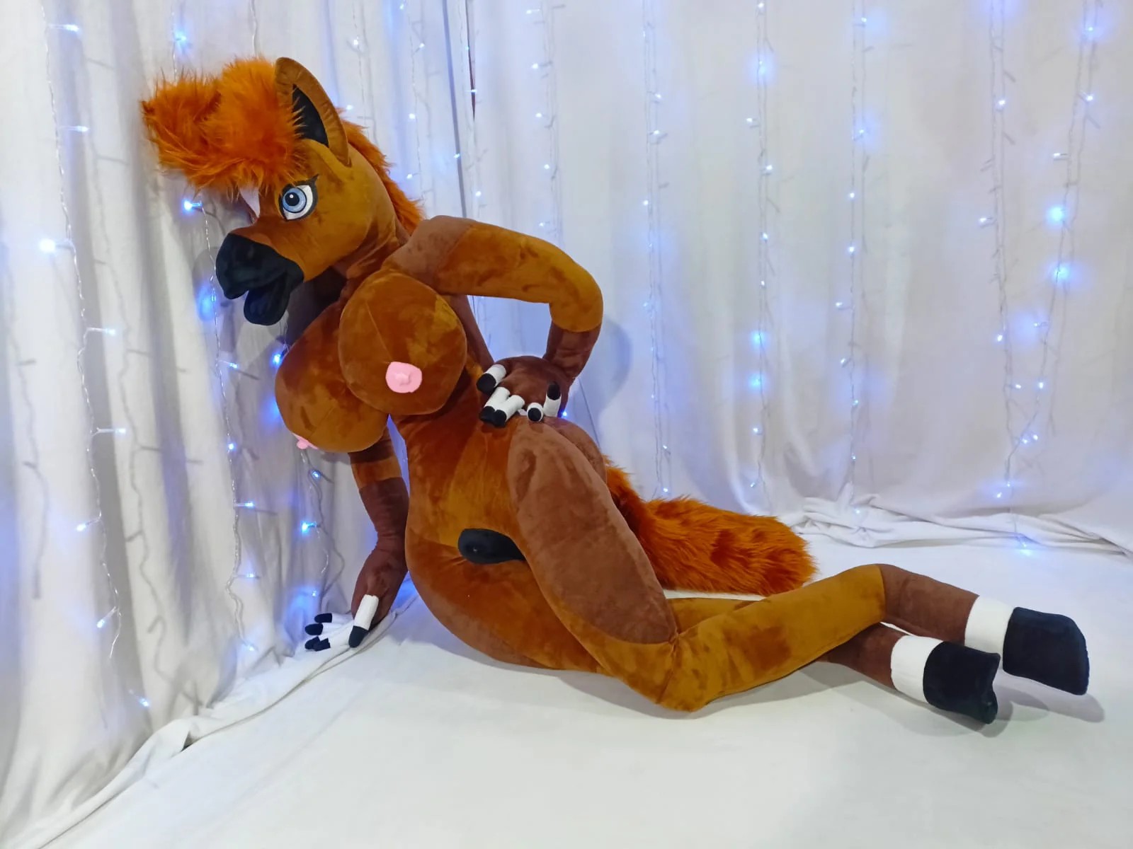 Stuffed Furry Anthro Mare Horse Sex Doll 160cm - Image 2