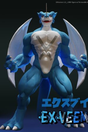 Digimon ExVeemon Resin Statue - Shibadon Studio
