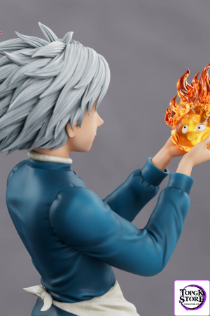 WAWA Studio - Sophie X Calcifer Howl's Moving Castle 1/7 Scale GK Statue - Deposit - Photo 2 | TopGKStore