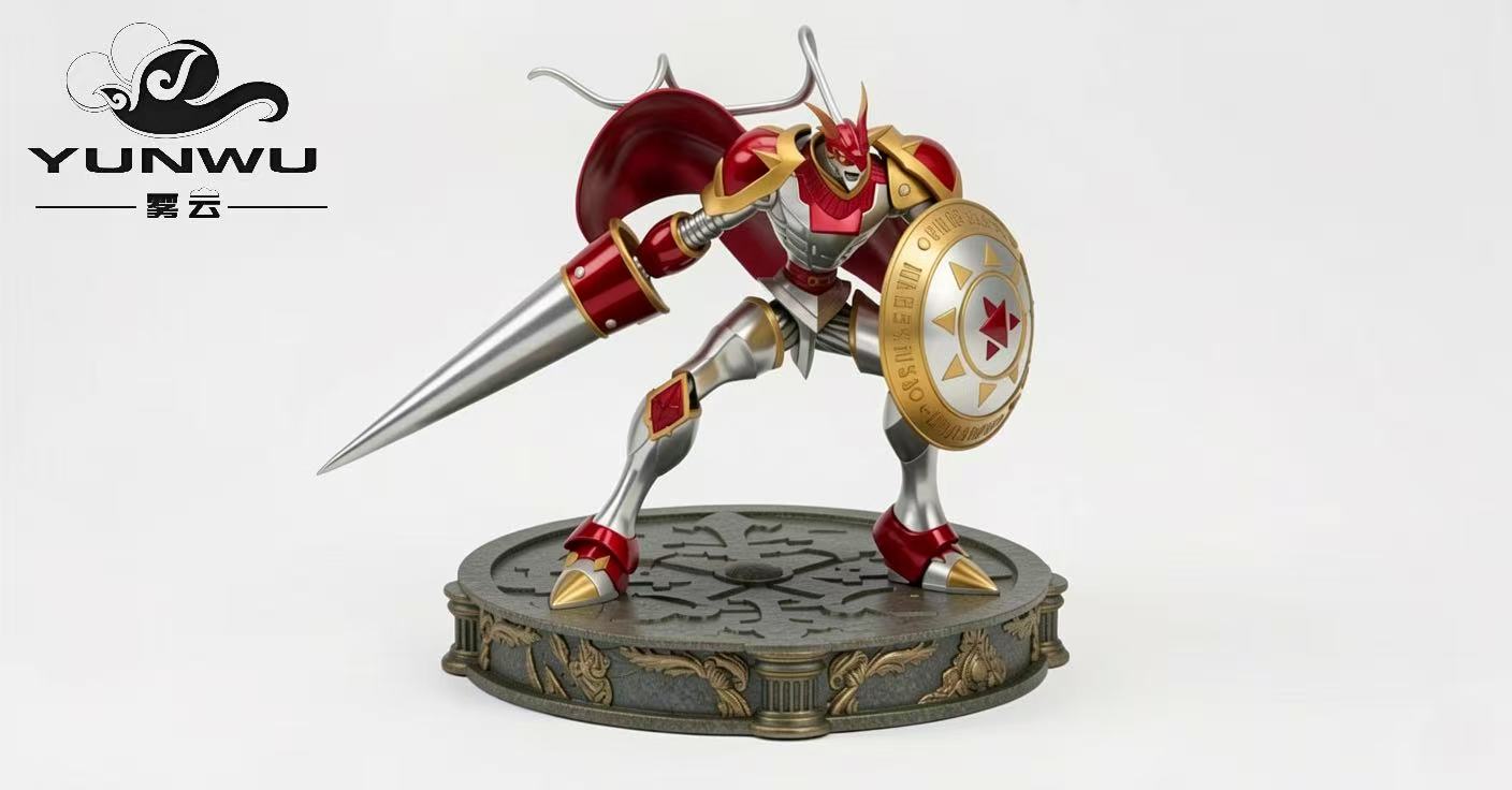 Gallantmon Digimon Resin Statue Limited Edition - YUNWU Studio