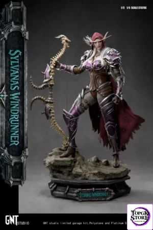 Alternative view of Sylvanas Windrunner World of Warcraft 1/4&1/3 Scale GK Statue-GNT Studio