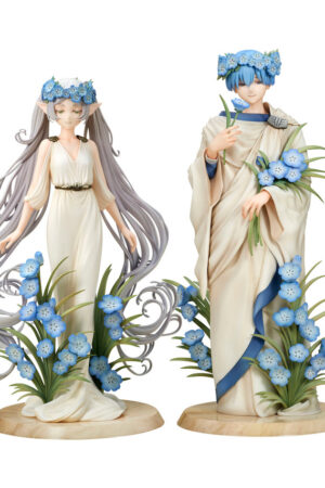 Alternative view of MADHOUSE x DesignCOCO Frieren: Beyond Journey's End Frieren & Himmel Art Nouveau Style 1/7 Scale Figure
