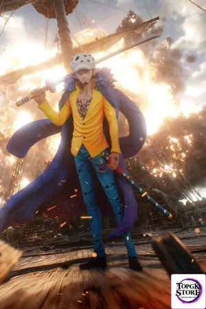 Alternative view of Plum Blossom Studio – Trafalgar Law 1/6 Scale Resin Statue (One Piece)