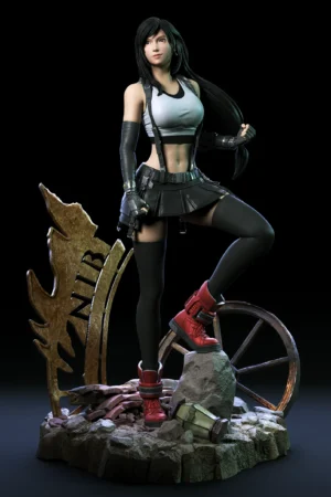Alternative view of Tifa – FF7 Rebirth Final Fantasy 1/4 Scale GK Statue-Solar Studio