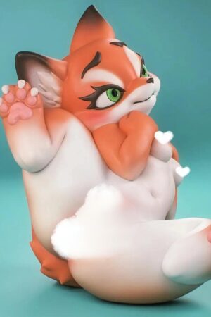 Alternative view of Fox Silicone Figure – Luna Furry Studio