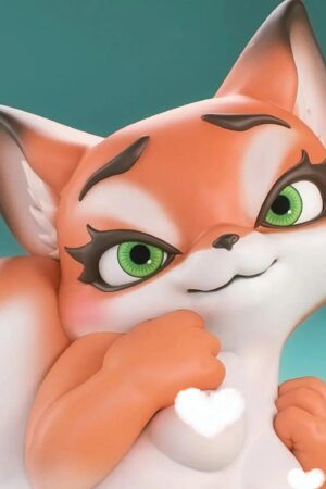 Fox Silicone Figure – Luna Furry Studio