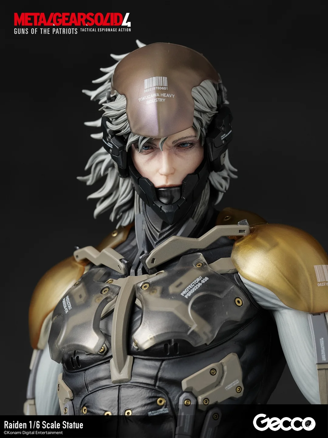 METAL GEAR SOLID 4 GUNS OF THE PATRIOTS Raiden 1/6 Scale Statue (Licensed) - Gecco