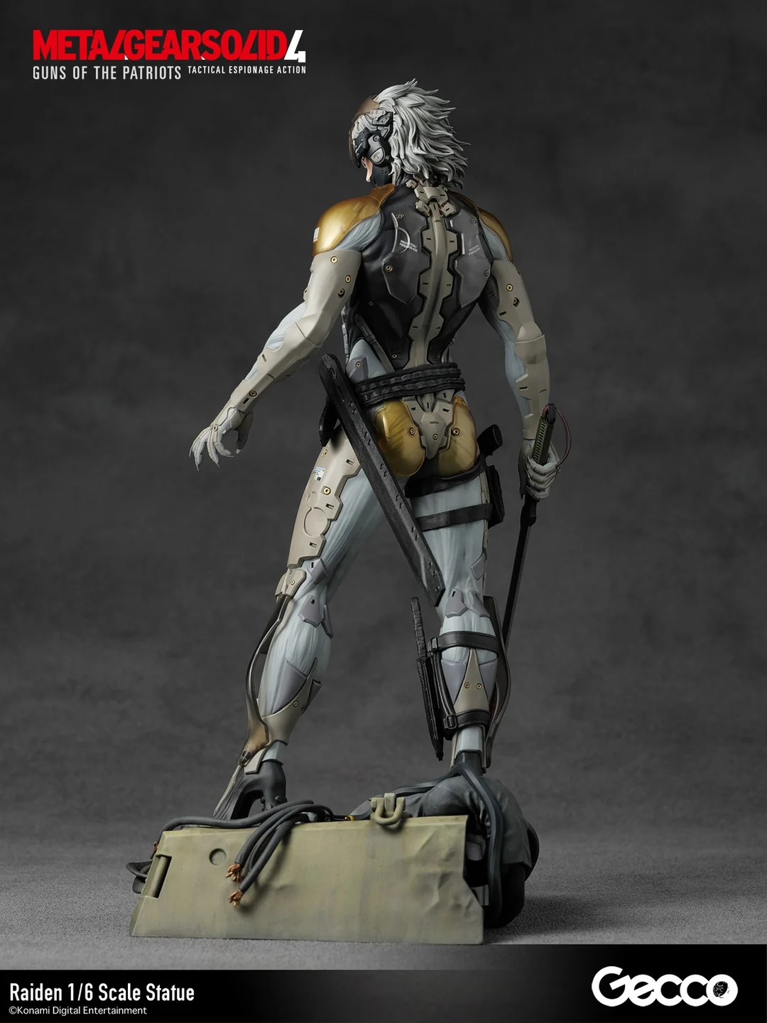 METAL GEAR SOLID 4 GUNS OF THE PATRIOTS Raiden 1/6 Scale Statue (Licensed) - Gecco - Image 11