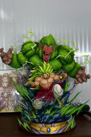 Alternative view of Yi Shou Studio Broly & Ozaru Statue 1/6 & 1/4 Scale – Dragon Ball Limited Resin Mega Statue