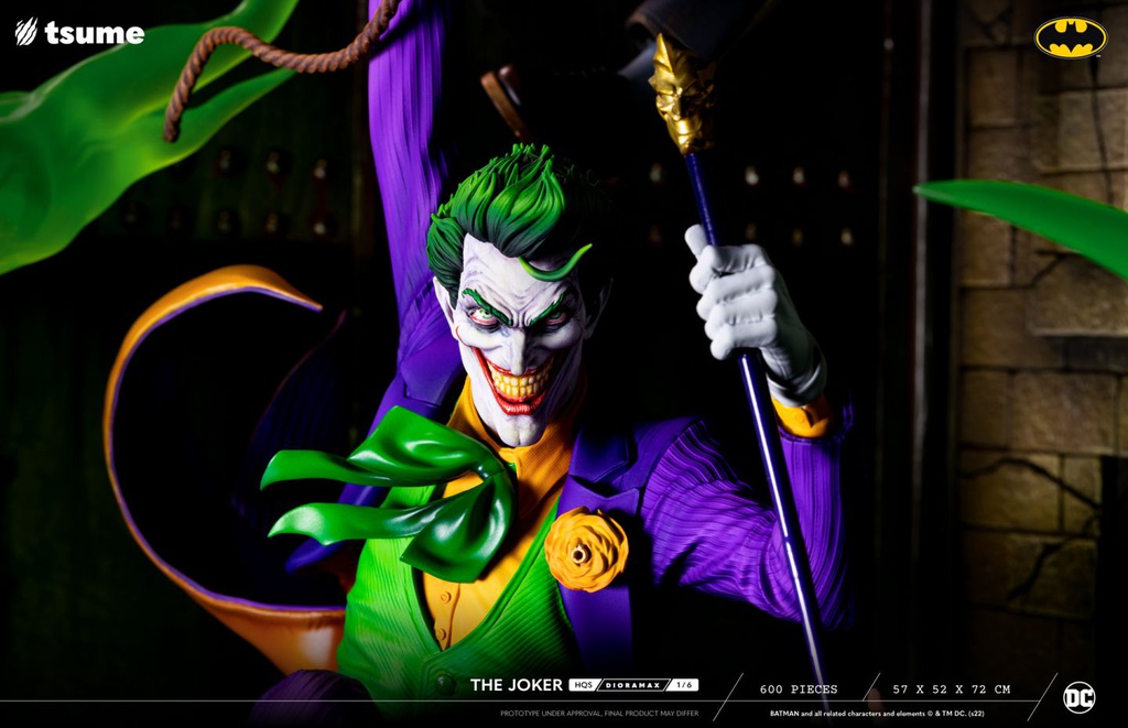 Tsume Studio - DC Comics HQS Dioramax The Joker 1/6 Scale Limited Edition Statue (Licensed) - Image 3
